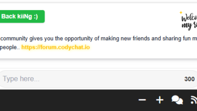 Codychat topic log link glow